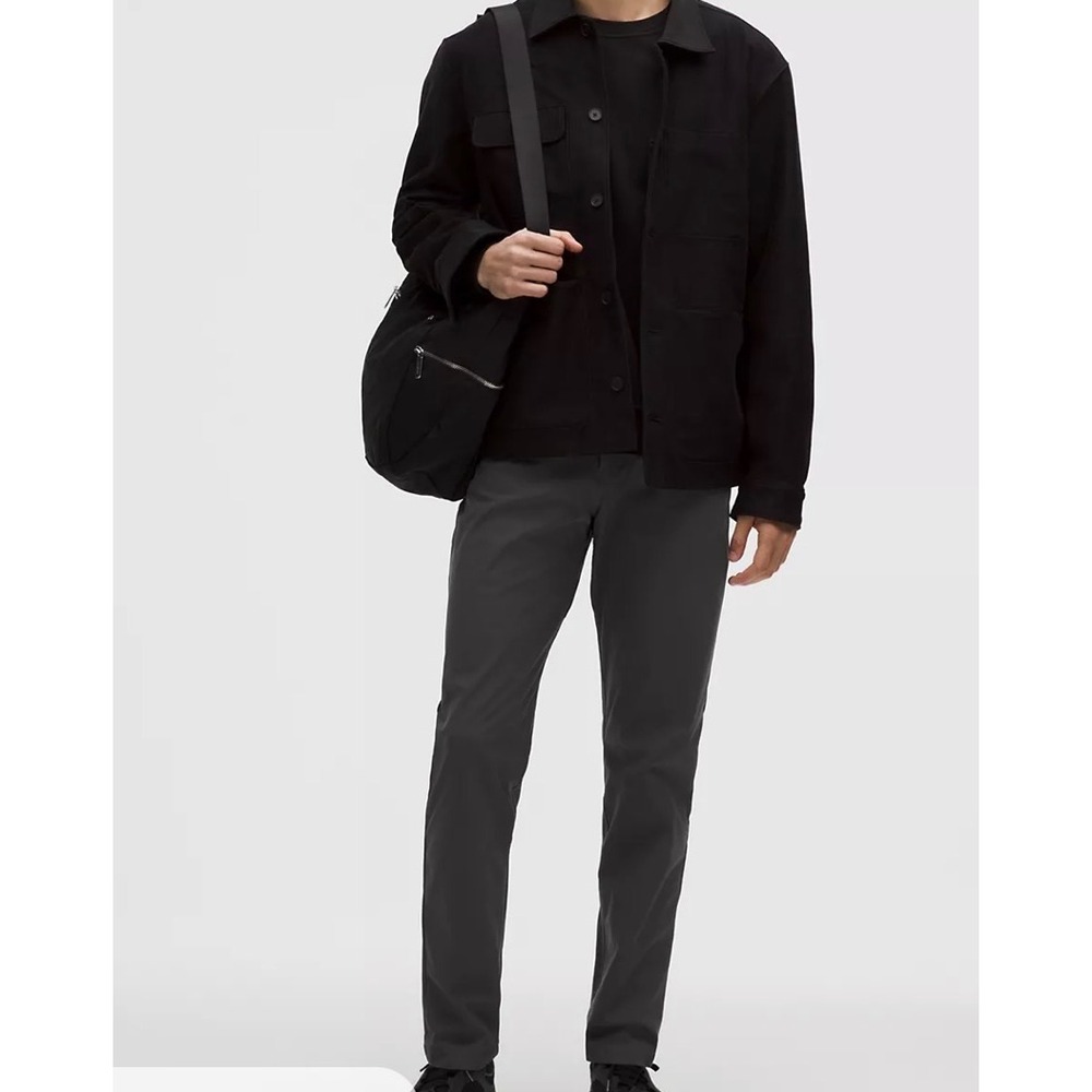 Lululemon ABC Classic-Fit 5 Pocket Pant Mens Size 40 Obsidian Dark‎ Gray Comfort